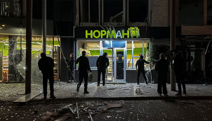 A view shows the site of a Russian drone strike, amid Russias attack on Ukraine, in Kharkiv, Ukraine March 29, 2025. —Reuters