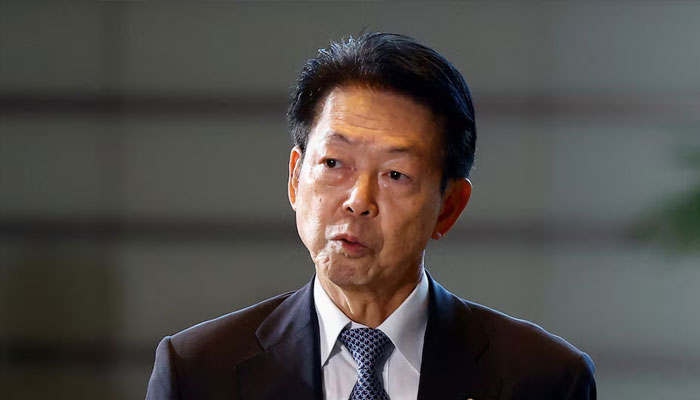 Japans Minister of Economy, Trade and Industry (METI) Yoji Muto arrives at Prime Minister Shigeru Ishibas official residence in Tokyo, Japan October 1, 2024. —Reuters