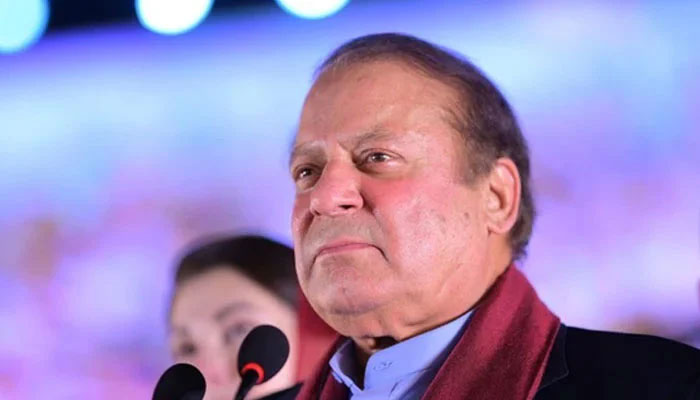 Pakistan Muslim League-Nawaz President Muhammad Nawaz Sharif seen in this image, released on October 21, 2023. — X/@pmln_org