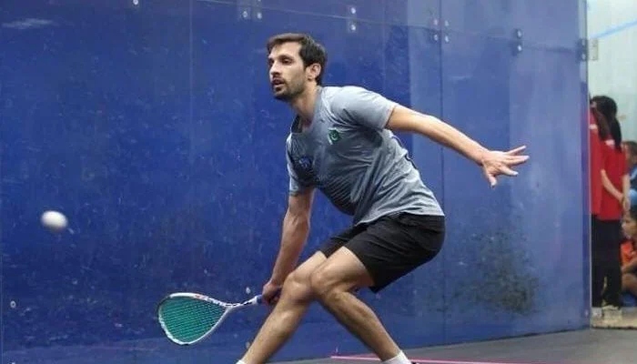 Pakistan’s squash player Nasir Iqbal. — Reporter/File