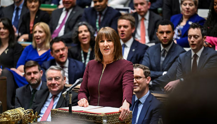 Britains Chancellor of the Exchequer Rachel Reeves delivers her Spring Statement of the budget at the House of Commons in London, Britain, March 26, 2025. —Reuters