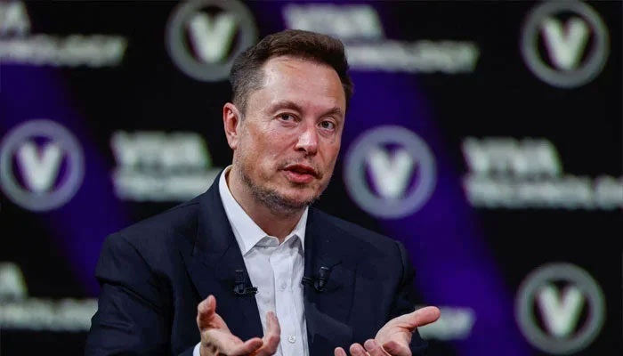Elon Musk gestures as he attends the Viva Technology conference dedicated to innovation and startups at the Porte de Versailles exhibition centre in Paris, France on June 16, 2023. — Reuters