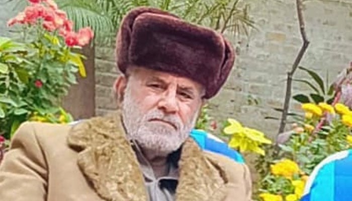 A senior Pashto Sufi poet Johar Adnan (late). — Facebook@Johar Adnan/File