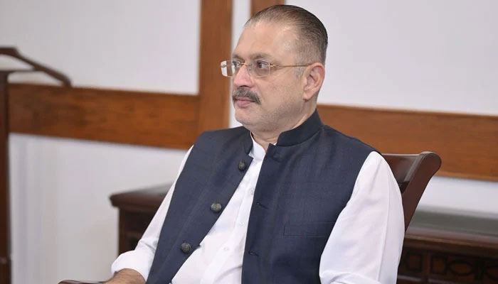 Sindh Information Minister Sharjeel Inam Memon chairs an important meeting of the information department on March 3, 2025. — Facebook@SharjeelInamMemon63