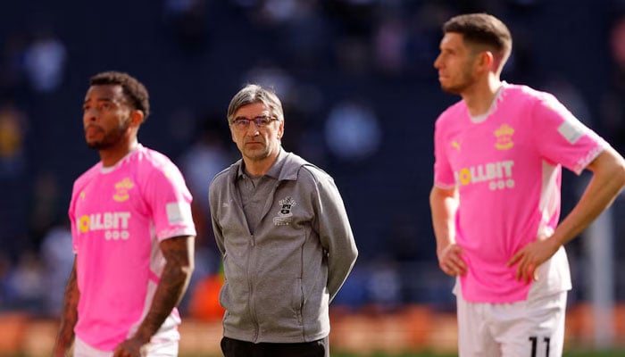 Southampton manager Ivan Juric looks on after the match. —Reuters/File