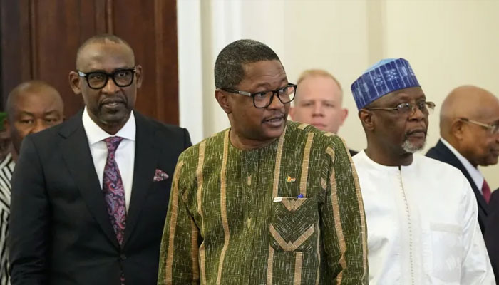 Foreign ministers of Mali, Burkina Faso and Niger in Moscow to attend a meeting with their Russian counterpart, Sergey Lavrov, April 3, 2025. —Reuters