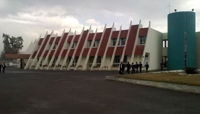 This image shows a building of Islamabad Model Postgraduate College H-8. — Facebook@Islamabad Model Postgraduate College H-8