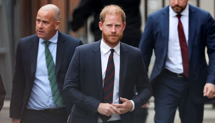 Britains Prince Harry walks to attend court, for his appeal against the rejection of his legal challenge to the British governments decision to take away his police protection when he is in Britain, outside the High Court in London, Britain, April 9, 2025. — Reuters