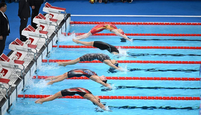 Swimmers in action. —AFP/File
