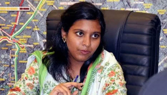 Newly-appointed deputy commissioner Sanghar Sara Javed. — Facebook@deputycwest/File