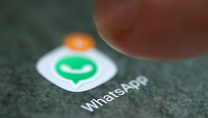 The WhatsApp app logo is seen on a smartphone in this picture illustration taken September 15, 2017. — Reuters