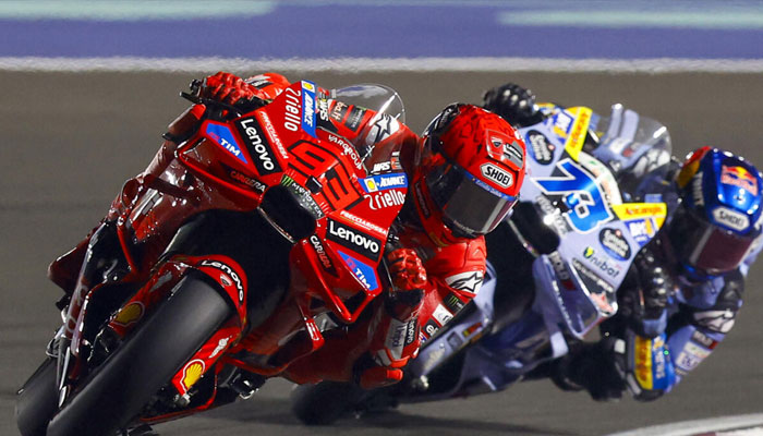 Marc Marquezin action. — AFP/File