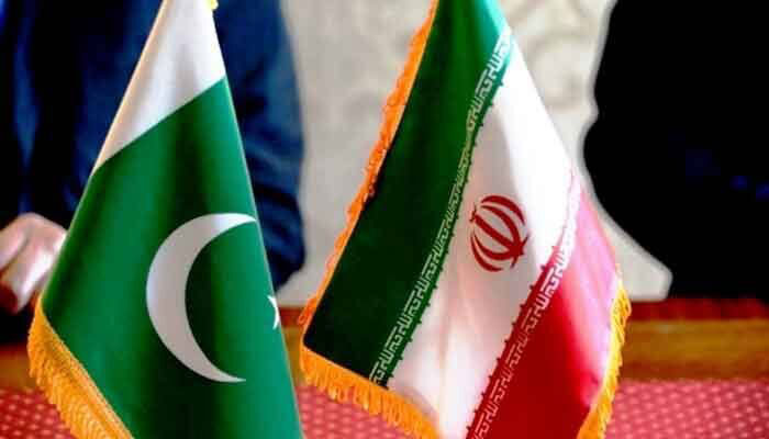 Flags of Iran and Pakistan. —TheNews/File