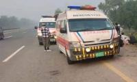 12 die, 25 injured in Karak, Haripur road accidents