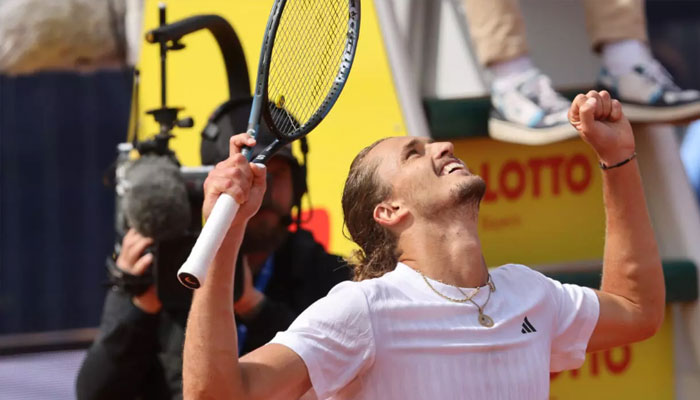 Germanys Alexander Zverev celebrating his 28th birthday winning the Munich title for a third time. —AFP/File
