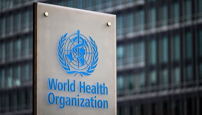 World Health Organization board outside its headquarters. — AFP/File