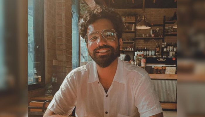Pakistan repertoire associate director at Sony Music Entertainment Ahmed Zawar seen in this image. — Instagram@theahmedzawar/File