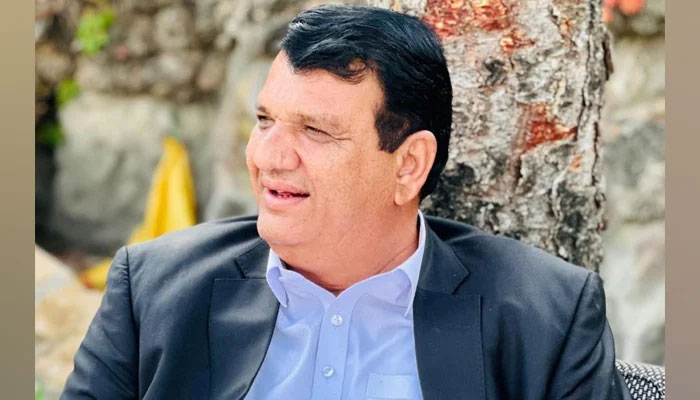 Federal Minister and President of Pakistan Muslim League-Nawaz (PMLN) Khyber Pakhtunkhwa Amir Muqam can be seen in this image released on October 30, 2023. — Facebook@Amir Muqam