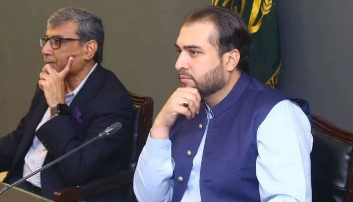 Punjab Minister for Livestock and Agriculture Syed Ashiq Hussain Kirmani (right) chairs a meeting on September 16, 2024. — Facebook@Syed Ashiq Hussain Kirmani