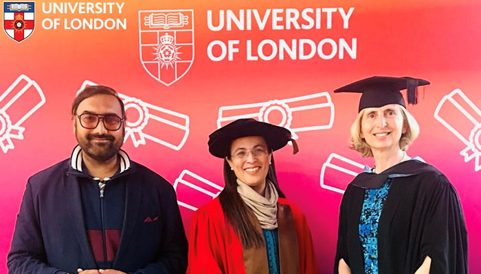 Supreme Court judge Ayesha A Malik(centre), April 29, 2025. —Facebook@ulplondon