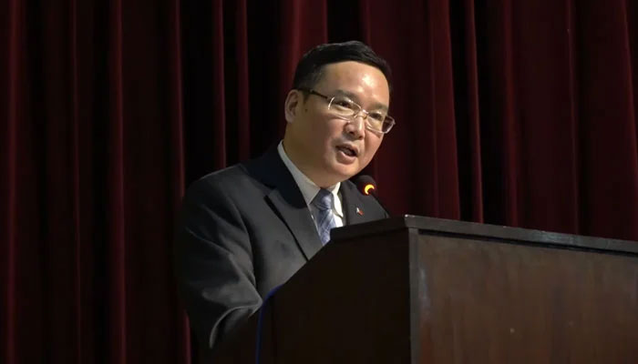 Chinese Consul General Zhao Shiren. — Screengrab via Facebook@gcuniversitylhr1/File