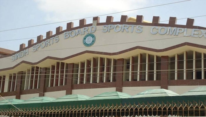 Sindh Sports Board Sports Complex Building. —TheNews/File