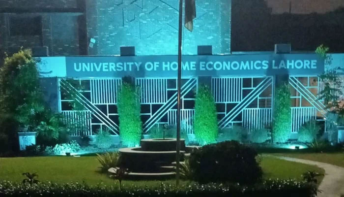 UHE building can be seen in this photo released on September 29, 2023. — Facebook@University of Home Economics Lahore