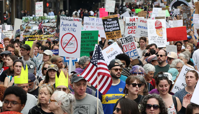 A rally in New York City, US, April 19, 2025. —Reuters