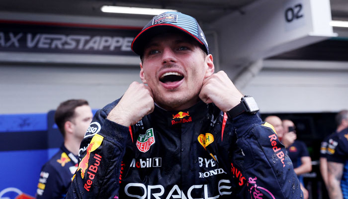 Red Bulls Max Verstappen after winning the Sao Paulo Grand Prix. — Reuters/File