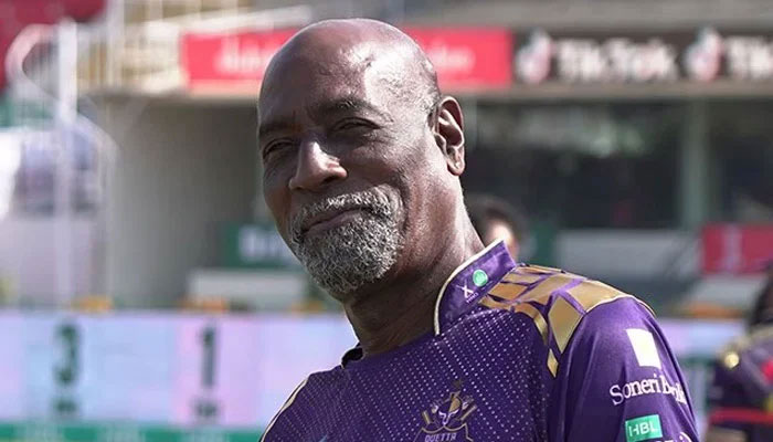 Quetta Gladiators mentor and cricket legend Viv Richards can be seen in this image. — X@TeamQuetta/File