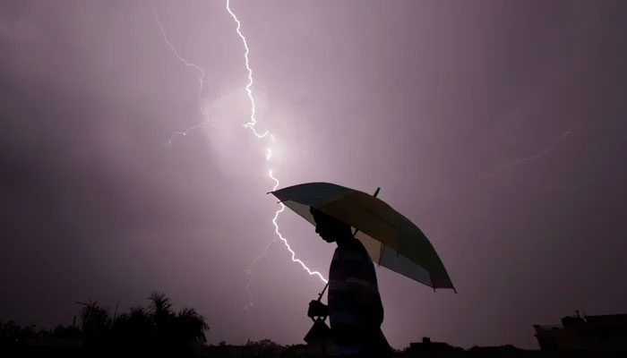 A representational image of a lightening strike. — AFP/File