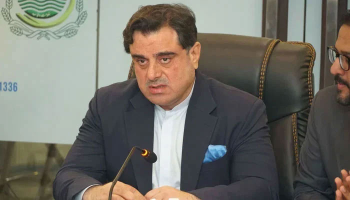 Minister for Housing and Urban Development Bilal Yasin chairs a meeting on February 22, 2025. — Facebook@Punjabsaafpaniauthority