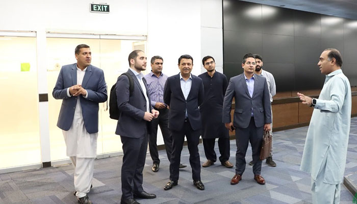 A high-level delegation from a Saudi-based company visits the Punjab Information Technology Board (PITB) on May 2, 2025. — Facebook@PunjabITBoard