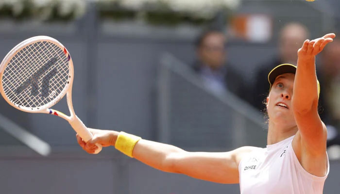 Polands Iga Swiatek in action. — AFP/File