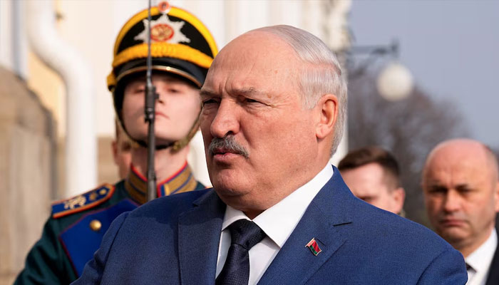 Belarus President Alexander Lukashenko arrives for a meeting with Russias President Vladimir Putin in Moscow, Russia, March 13, 2025.—Reuters