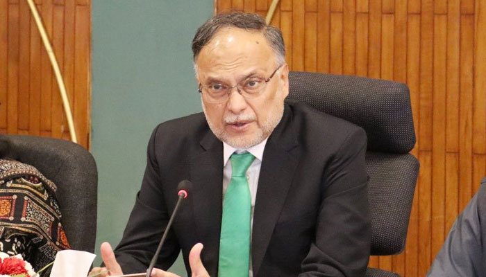 Federal Minister for Planning, Development & Special Initiatives Ahsan Iqbal chairing a meeting on May 7, 2025. — Facebook@PlanComPakistan