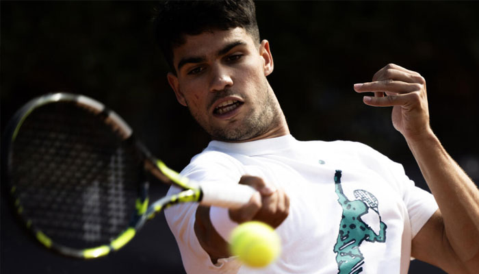 Carlos Alcaraz in action. —AFP/File