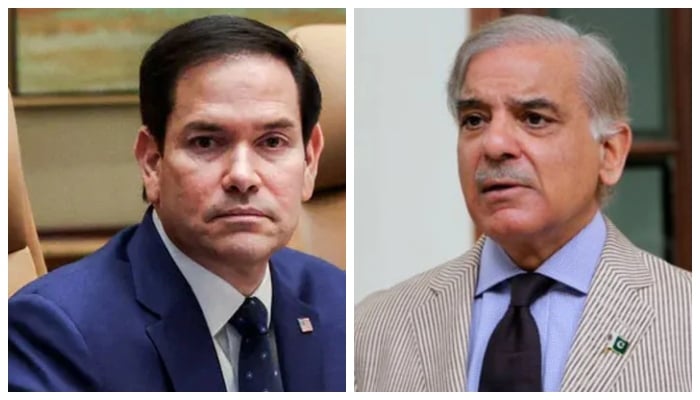 US Secretary of State Department Marco Rubio (left) and Prime Minister Shahbaz Sharif. —AFP/TheNews/File