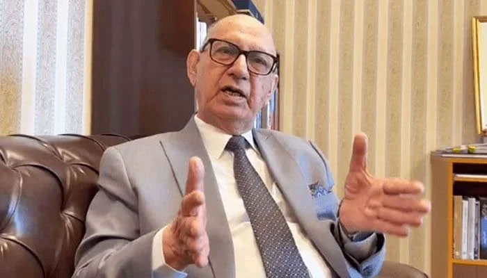 Senate Committee on Foreign Affairs Chairman Senator Irfan Siddiqui speaks in this undated image. — APP/File