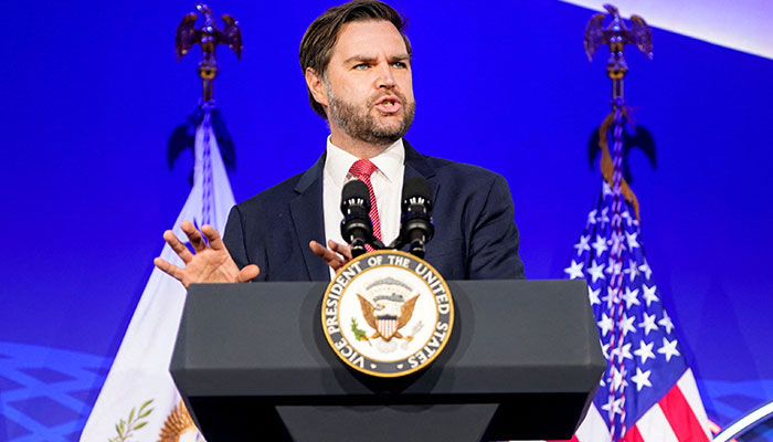 US Vice President JD Vance delivers remarks at the American Dynamism Summit in Washington, DC, US, March 18, 2025. — Reuters