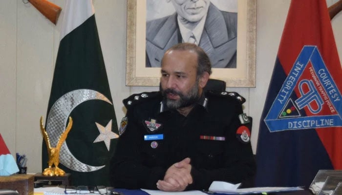 Chief Traffic Officer Haroon Rashid Khan talks to someone in this image on March 7, 2025. — Facebook@orthwestgeneralhospital