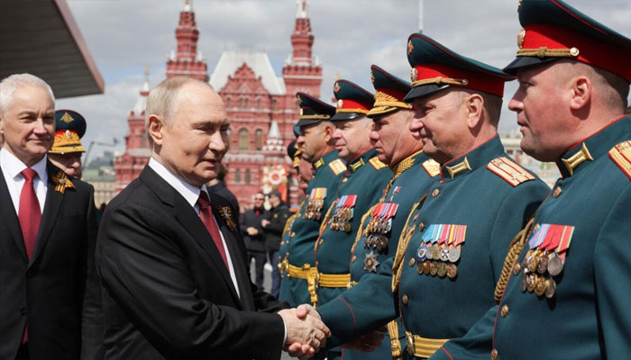 Russian President Vladimir Putin on May 9, 2025.— AFP/File