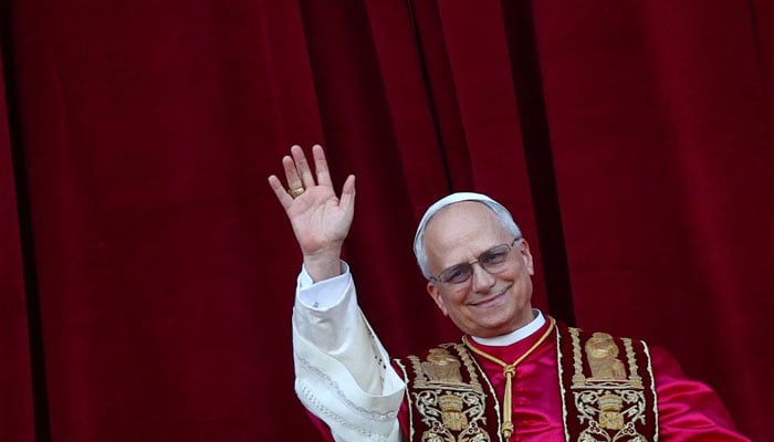 Newly elected Pope Leo XIV, Cardinal Robert Prevost of the United States appears on the balcony of St. Peters Basilica, at the Vatican, May 8, 2025. — Reuters