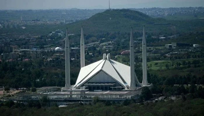 An undated image showing Faisal Mosque in Islamabad. — AFP/File