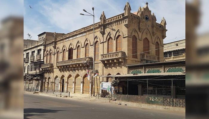 Denso Hall can be seen in this image. — Facebook@heritagewalkkhi/File