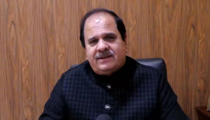 Fromer LCCI president and prominent business leader Muhammad Ali Mian speaks during an interview. — Screengrab via Facebook@MuhammadAliMianofficial