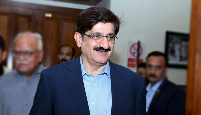 Sindh Chief Minister Syed Murad Ali Shah seen in this image on May 6, 2025. — Facebook@SindhCMHouse