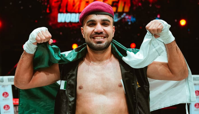 Boxer Shaheer Afridi. —Sindh Police website/File