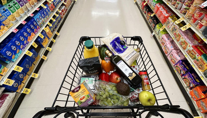 A cart can be seen in a super store. —AFP/File