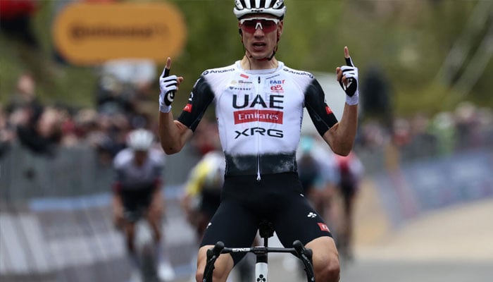 Juan Ayuso in action in the Giro dItalia. — AFP/File